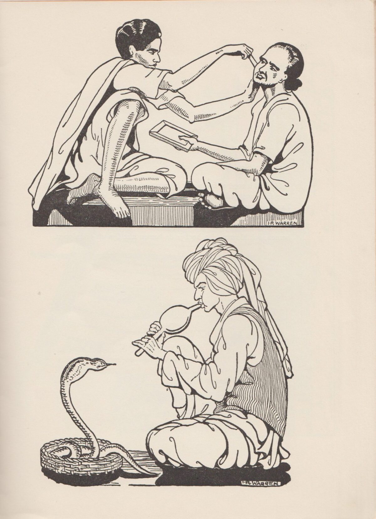 Een dorp in India - Kleurboek voor wandplaat -