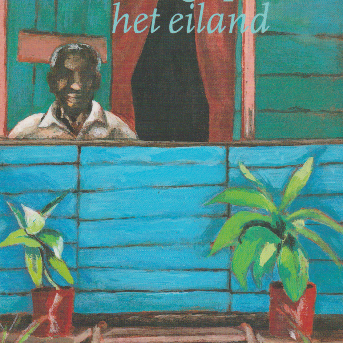 Een vlag op het eiland