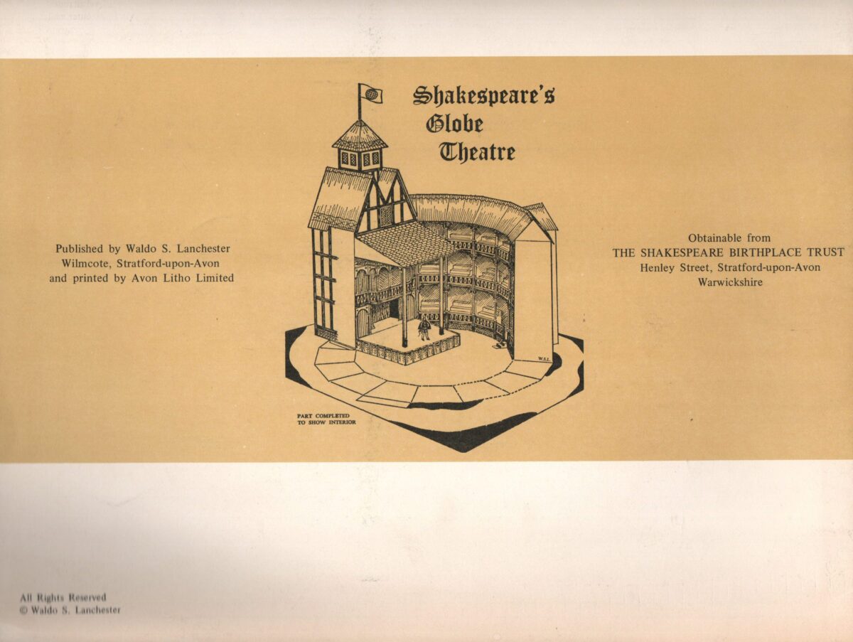 Shakespeare's Globe Theatre - A Conjectural Cut-out Model -