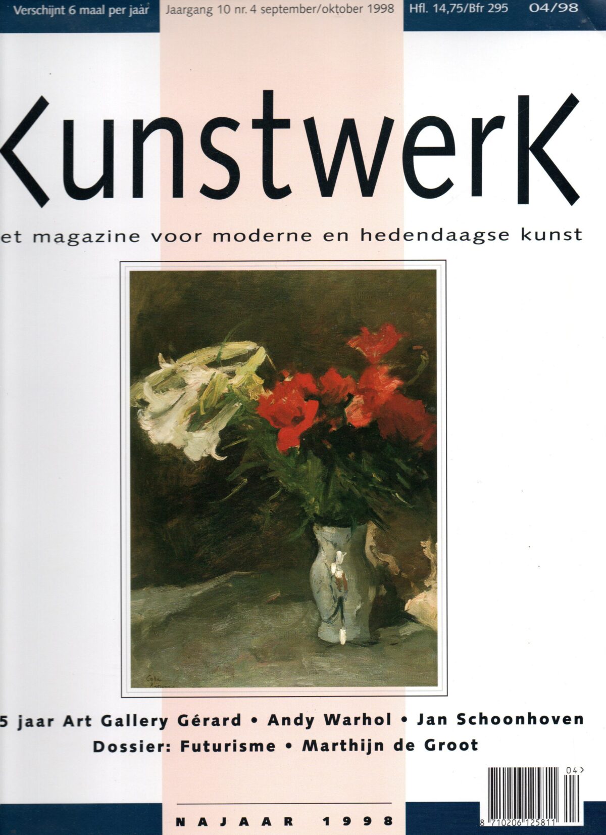 Kunstwerk - najaar 1998 - o.a. Andy Warhol, Jan Schoonhoven, Futurisme -