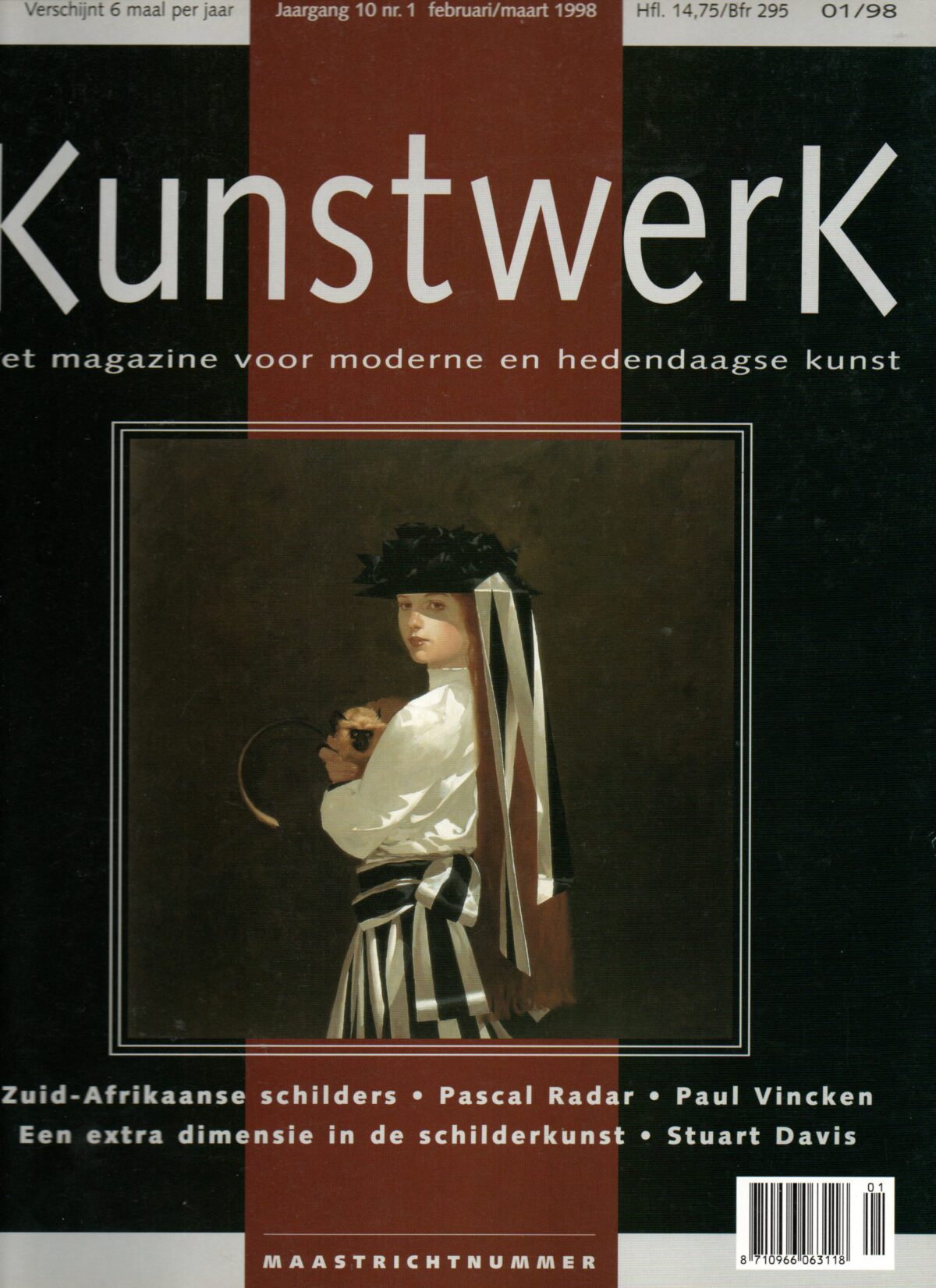 Kunstwerk - Maastrichtnummer - Zuid-Afrikaanse schilders, Pascal Radar, Paul Vincken, Een extra dimensie in de schilderkunst, Stuart Davis - -