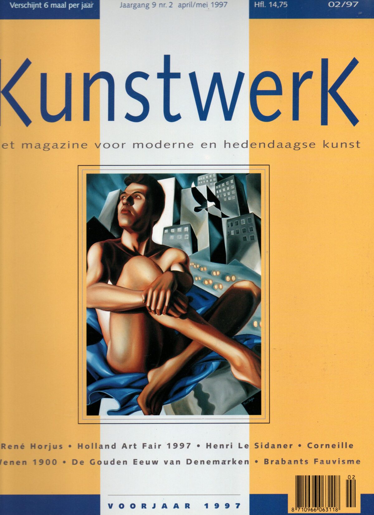 Kunstwerk - Voorjaar 1997 - Rene Horjus, Holland Art Fair 1997, Henri Le Sidaner, Corneille, Wenen 1900, De Gouden Eeuw van Denemarken, Brabants Fauvisme - -