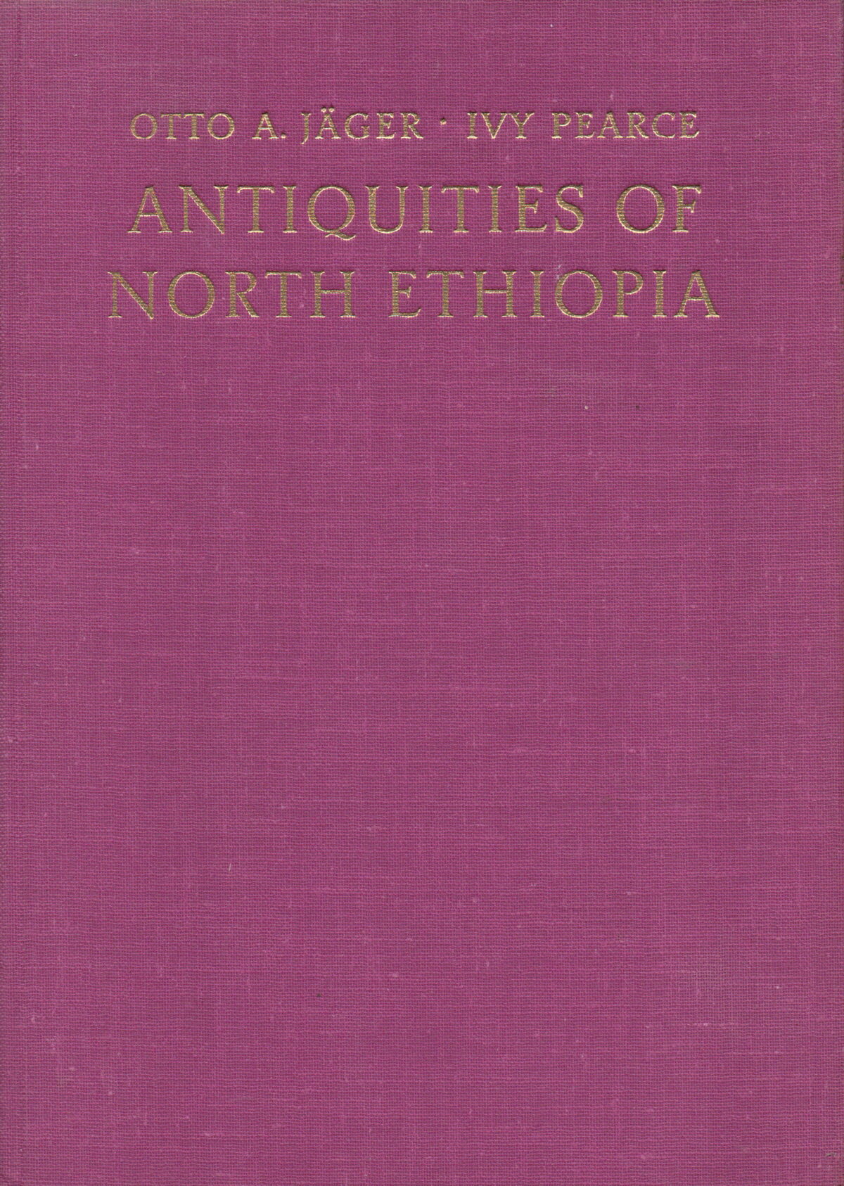 Antiquities of North Ethiopia
