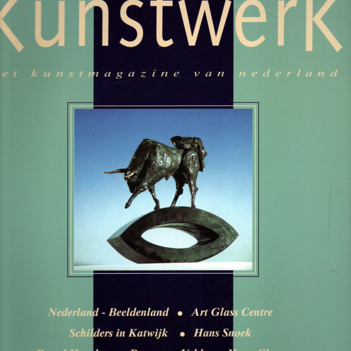 Kunstwerk - Nederland-Beeldenland, Art Glass Centre, Schilders in Katwijk, Hans Snoek, Raoul Hynckes, Bram van Velde, Hugo Claus -