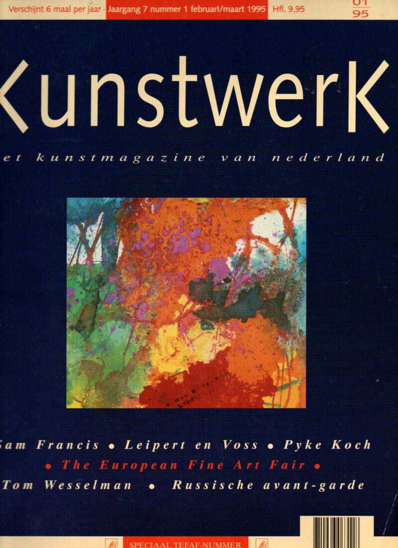 Kunstwerk -Sam Francis, Leipert en Voss, Pyke Koch, The European Fine Art Fair, Tom Wesselman, Russische avant-garde -