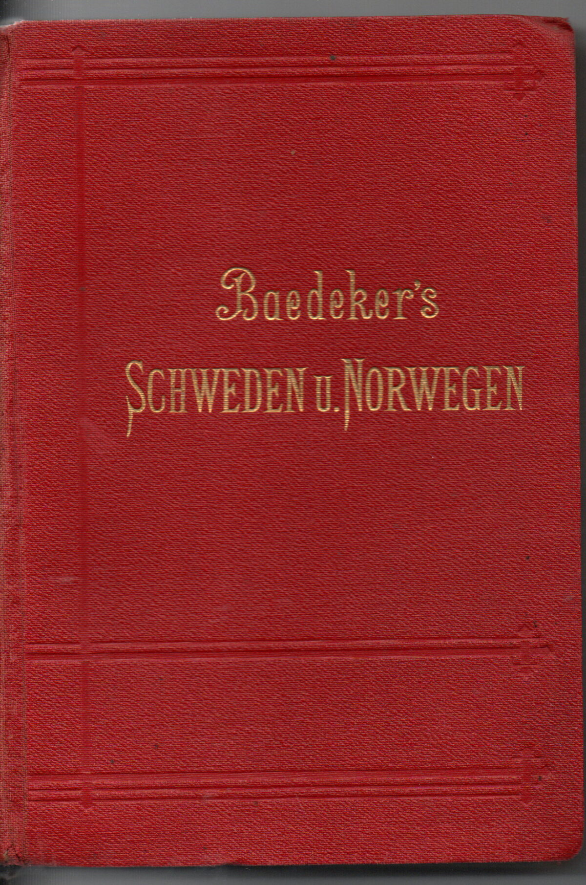 Baedeker's Schweden u. Norwegen - nebst den wichtigsten reiserouten durch Dänemark -