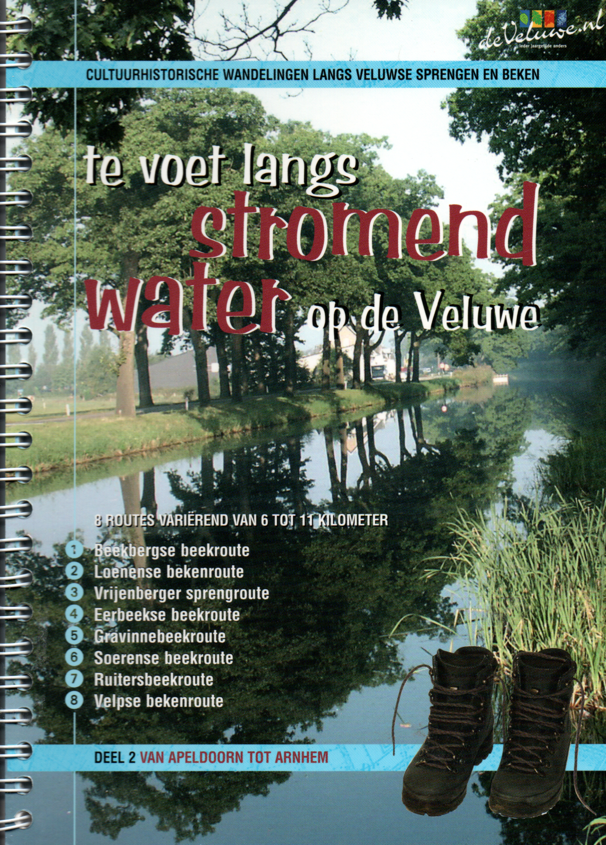 Te voet langs stromend water op de Veluwe - Deel 1: Van Hattem tot Apeldoorn + Deel 2: Van Apeldoorn tot Arnhem -