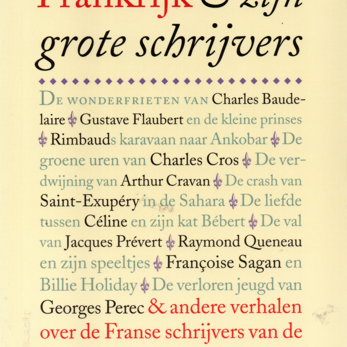 Frankrijk & zijn grote schrijvers