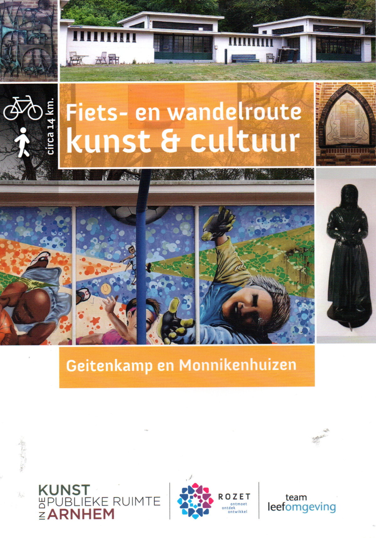 Fiets- en wandelroute kunst & cultuur - Geitenkamp en Monnikenhuizen - ca 14 km. -