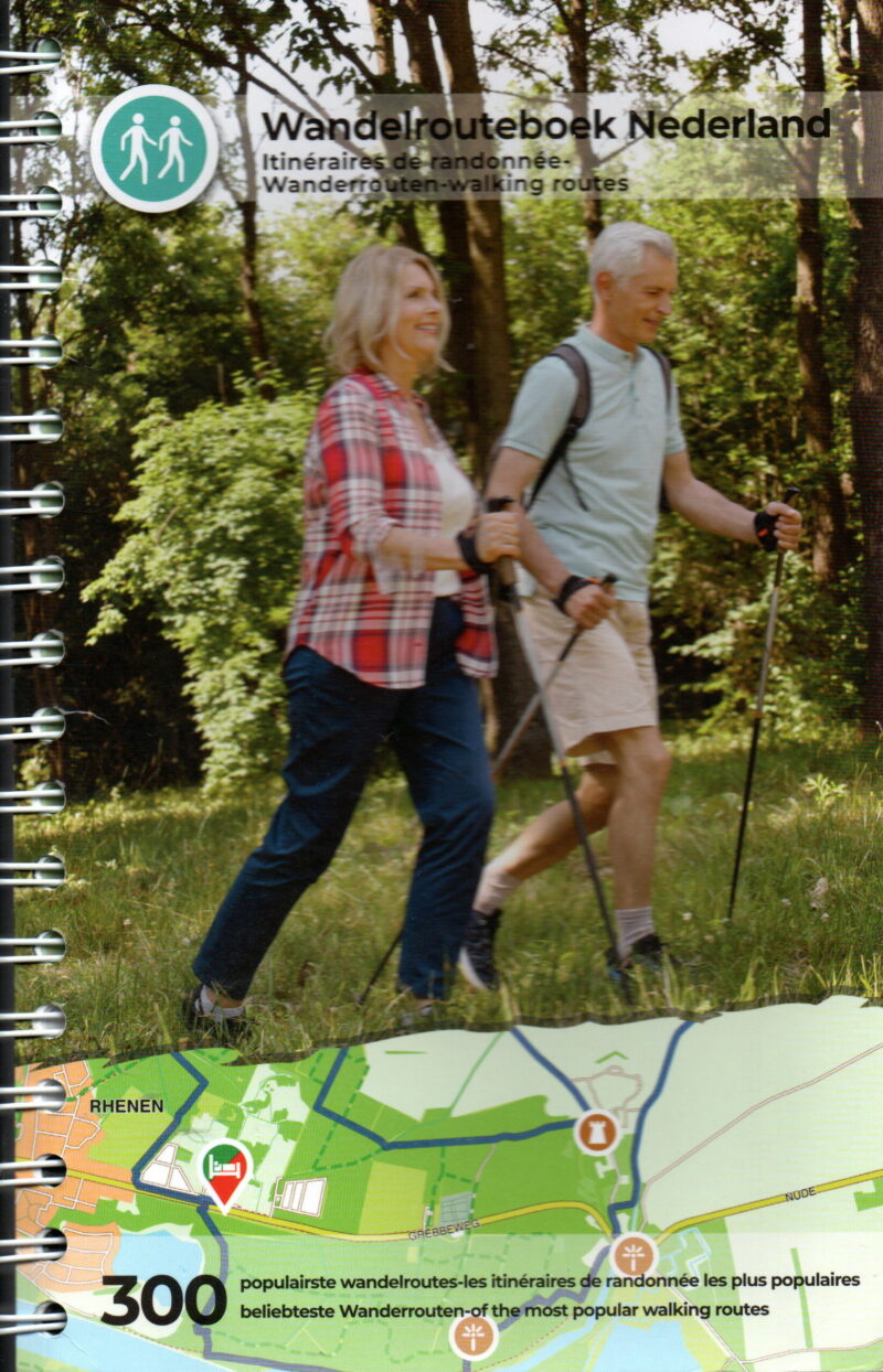 Wandelrouteboek Nederland - 300 populairste wandelroutes -