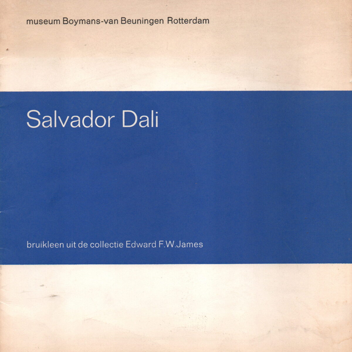 Salvador Dali - bruikleen uit de collectie Edward F.W. James -