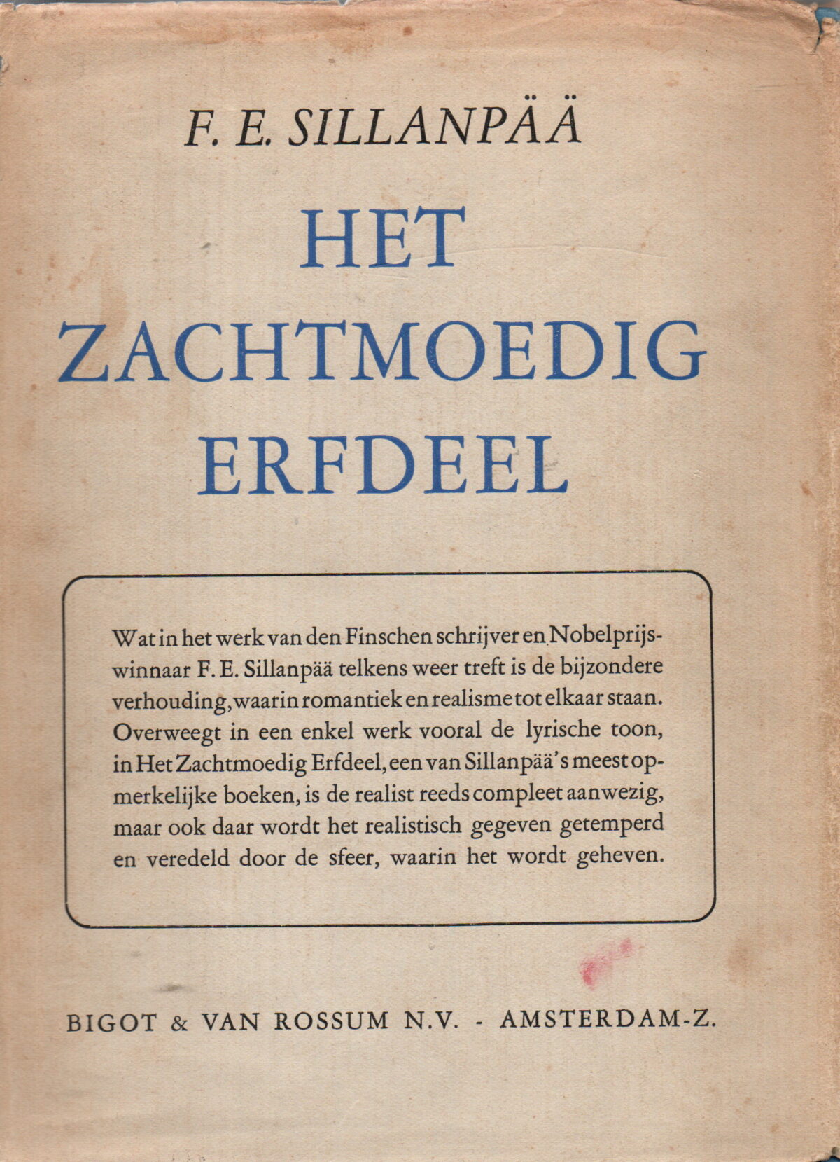 Het zachtmoedige erfdeel