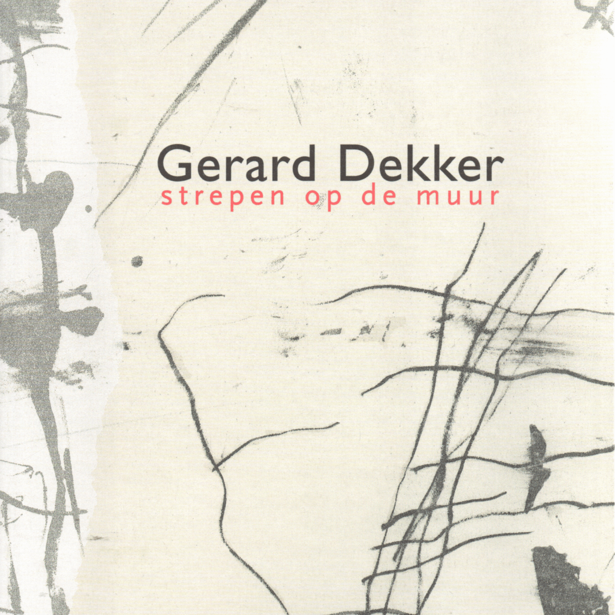 Gerard Dekker - Strepen op de muur - schilderijen - tekeningen - grafiek -