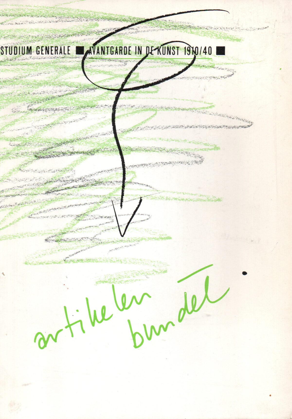 Studium Generale - Avantgarde in de kunst 1910/40 - artikelenbundel -